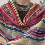 Multicolor lightweight stripes pattern and floral printed design