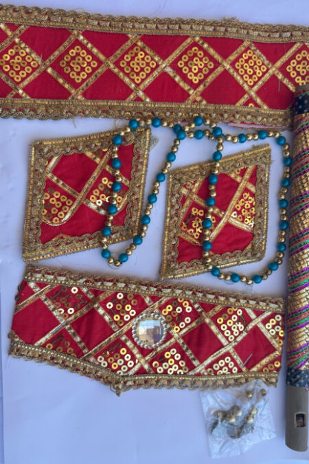 Krishna/Kanha Dress Jewelry-Red
