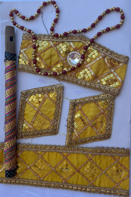Krishna/Kanha Dress Jewelry-Yellow