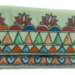 Madhubani Hand Painted Jute Clutch/Purse