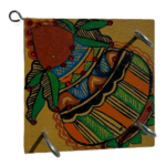 Madhubani Hand Painted  Key Ring Holder
