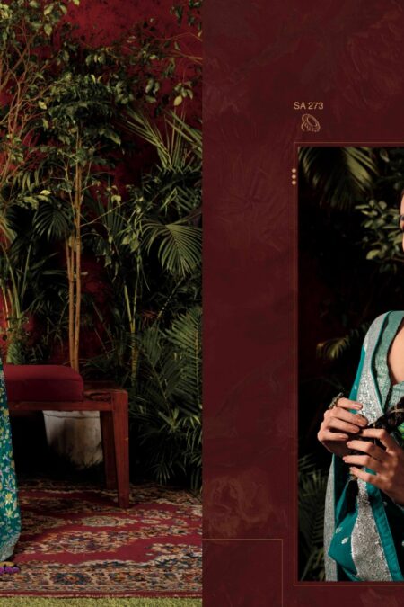 Green Saree Floral Pallu Saree Sindhuri Kimora