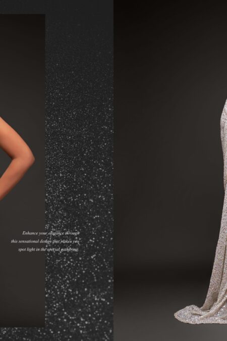 White Sequence Saree with stitched blouse
